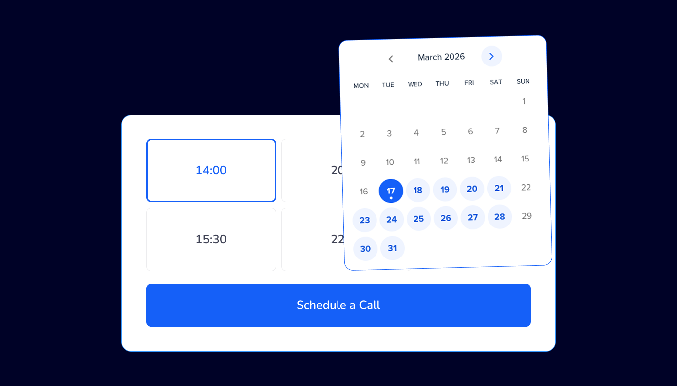 Easy lesson booking in BeFluent Premium